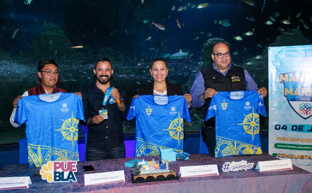 Yucatán promueve en Puebla el Maratón de la Marina