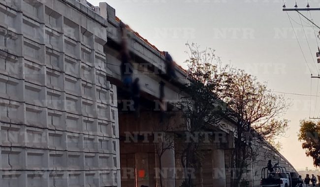 Cuelgan nueve cuerpos en puente vehicular de Zacatecas