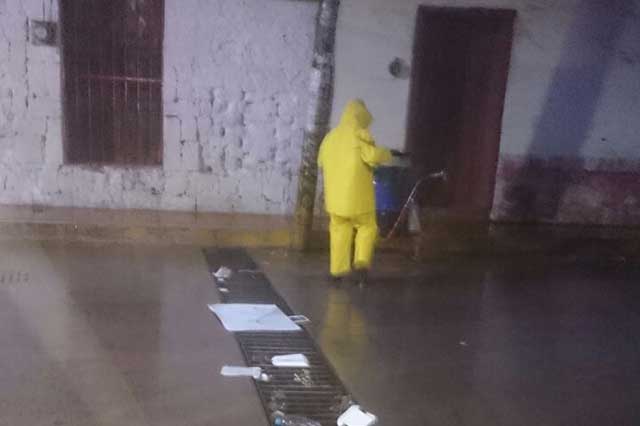 Suspenden inscripciones por lluvias en Zacatlán