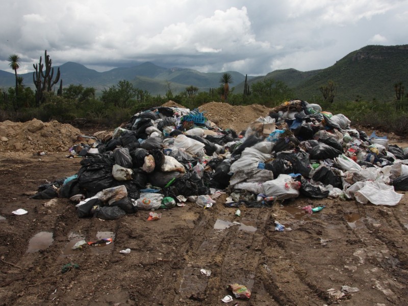 Denuncian a Ayuntamiento de Zapotitlán Salinas de generan tiradero clandestino en la Reserva de la Biosfera