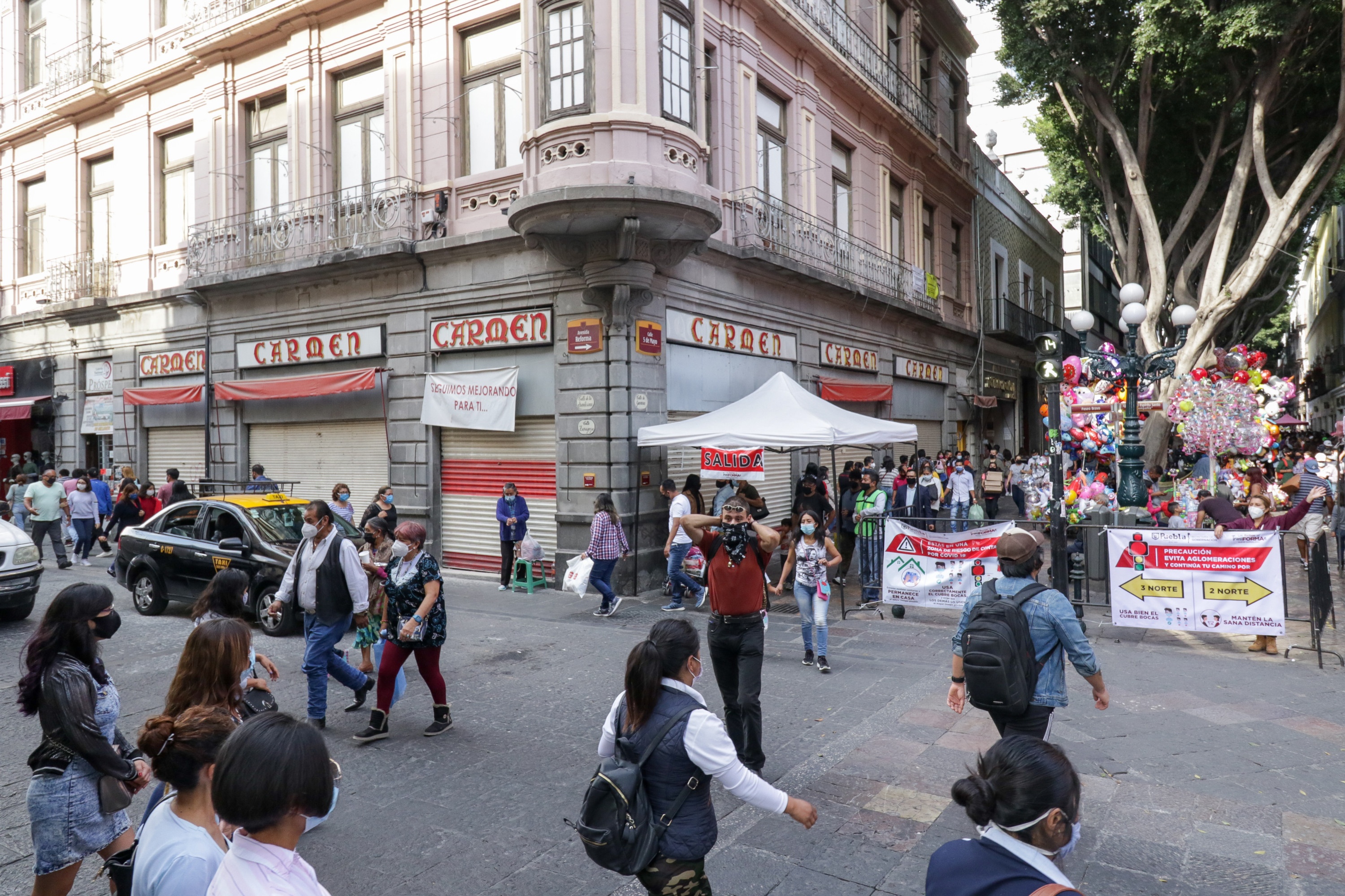 Al alza, casos activos de Covid19 en Puebla