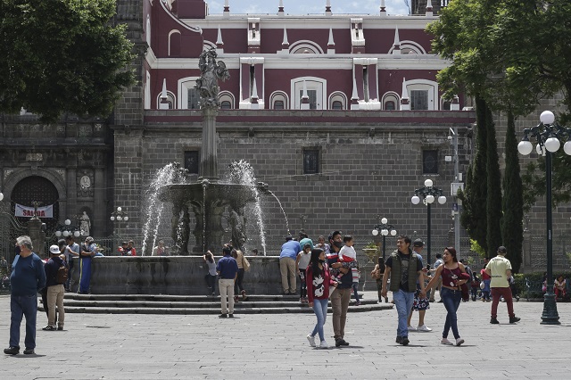 Ayuntamiento de Puebla garantiza condiciones para el turismo en remodelación del zócalo